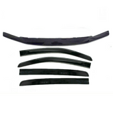 TRADIESCHOICE Bonnet Protector + Weathershields for Nissan Navara D40 2005-2015 Thai Model | Style and Protection